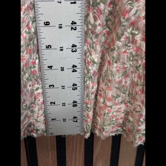 Ai Mi Li Dress Small A Line Minimalist Floral Holiday Prom Dress Spaghetti Strap - Picture 4 of 5